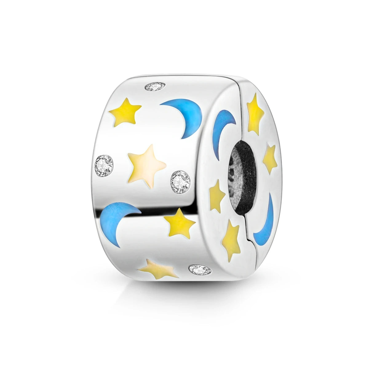 Charms Fit Original Beads 925 Sterling Silver Clip Charms Zircon Silicone Spacer Beads fit Bracelet Women DIY Gift - élise & madelyn