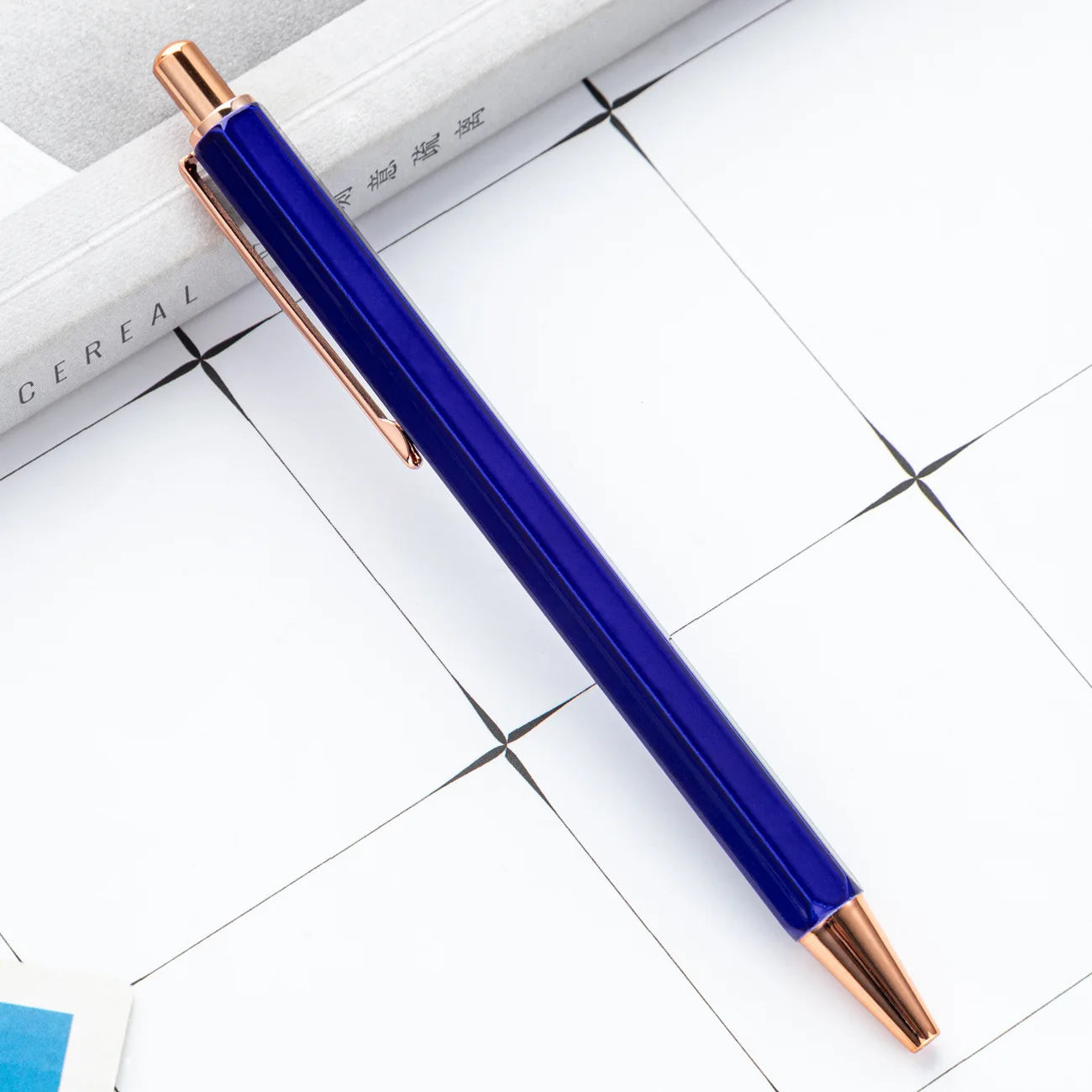 1 Piece Lytwtw's Creative Ballpoint Hexagon Metal press Pen Stationery School Office Supply - élise & madelyn