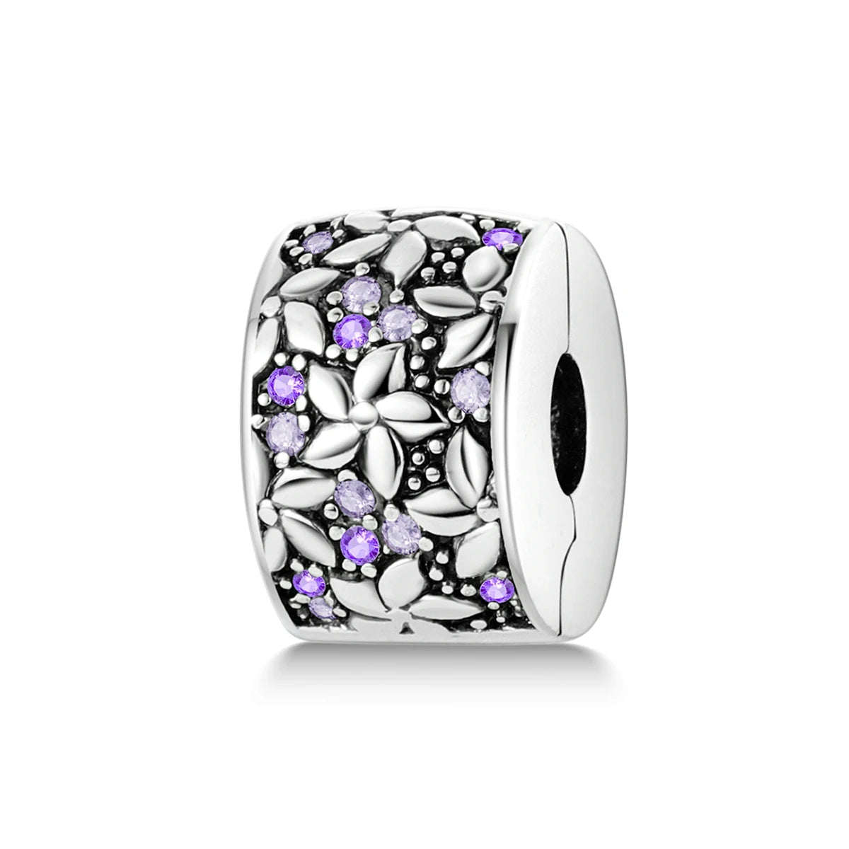Charms Fit Original Beads 925 Sterling Silver Clip Charms Zircon Silicone Spacer Beads fit Bracelet Women DIY Gift - élise & madelyn