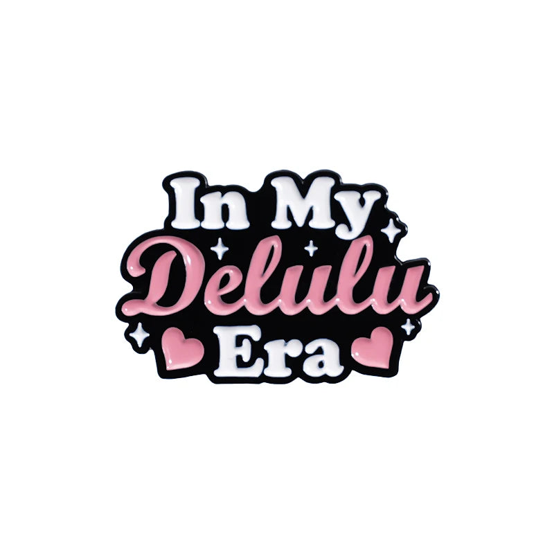 In My Cowgirl Era Enamel Pin Custom IDGAF Cozy Delulu Bookish Brooches Lapel Badge Accessory Jewelry Gift for Friends