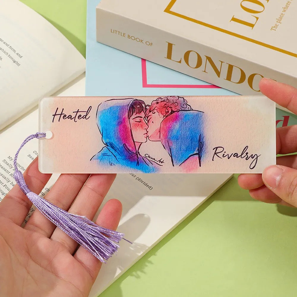 Hockey Romance Bookmark Set – Jersey Number Page Markers (Set of 1/4/5)