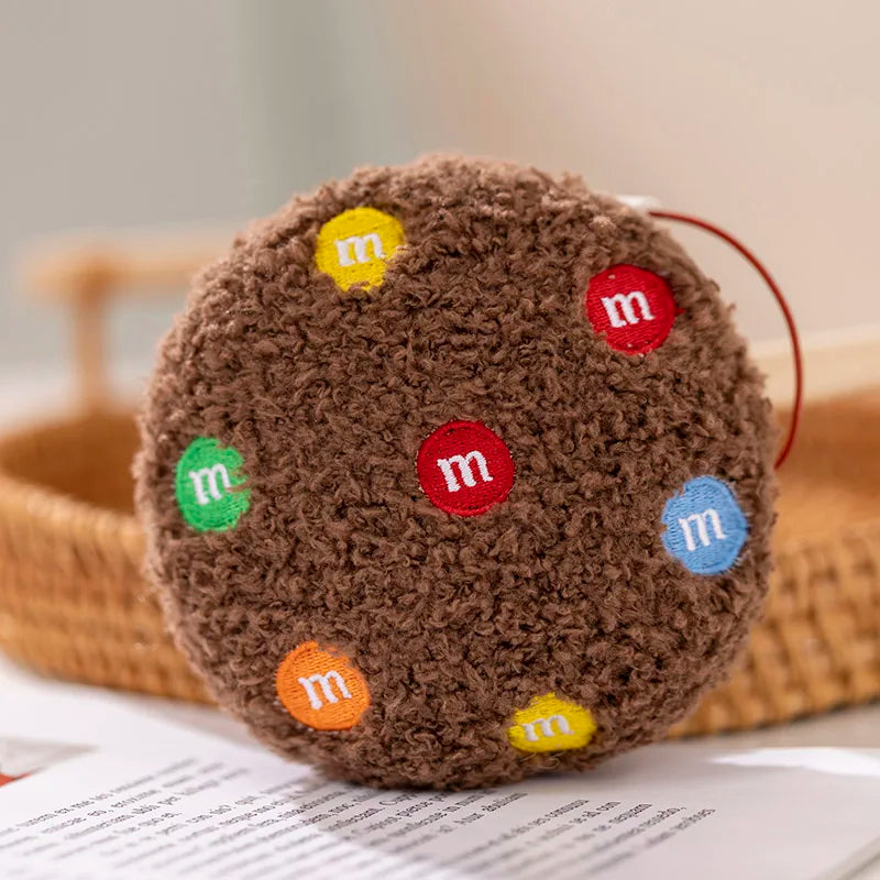 Creative Cookies Pillows Round Shape Chocolate Biscuits Stuffed Plush Toys Realistic Food Snack Seat Cushion Plushie Props Gifts - élise & madelyn