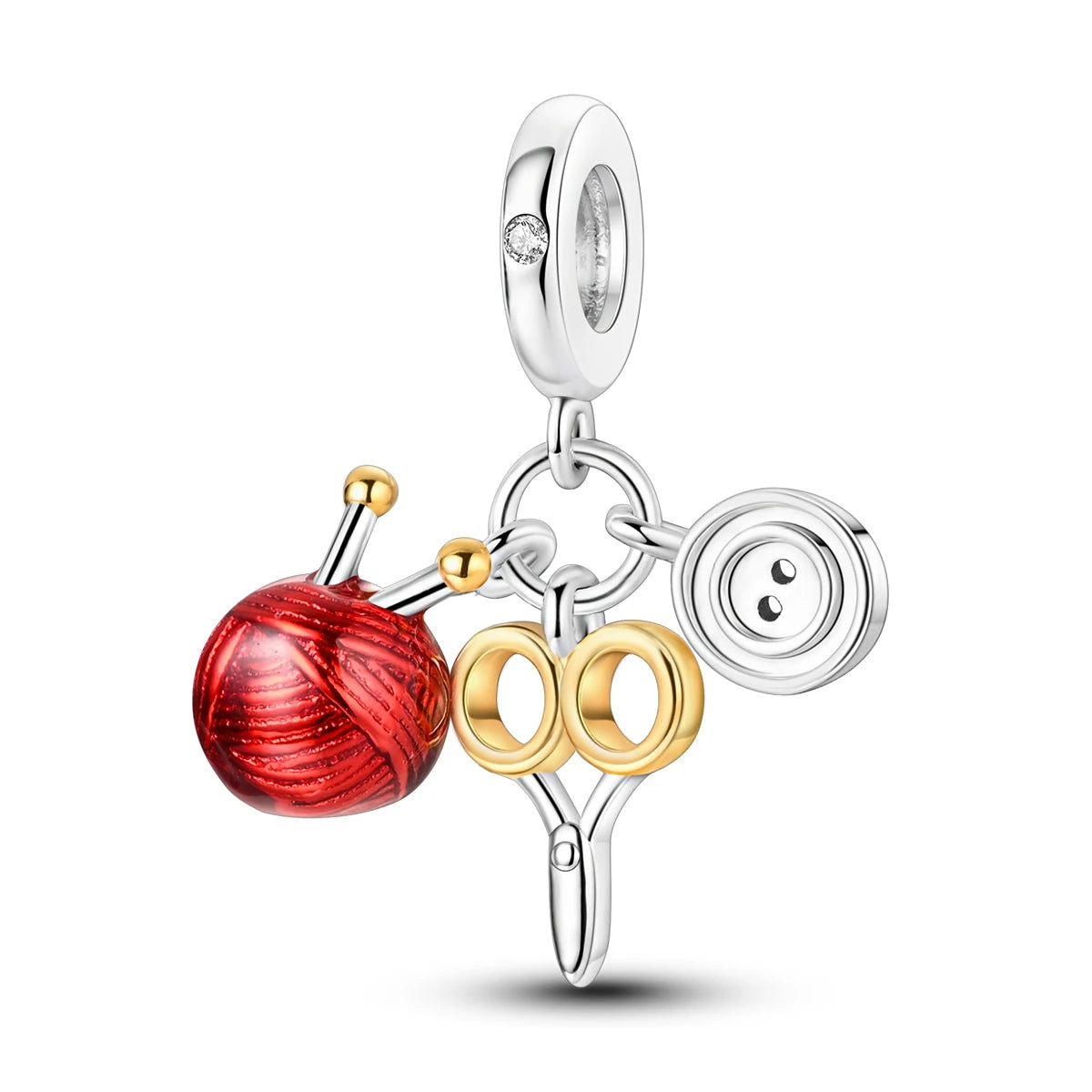 925 Silver Charms Skirt Ballet Shoes Pink Pendants Fit Original Bracelet Beads Diy For Woman Jewelry - élise & madelyn
