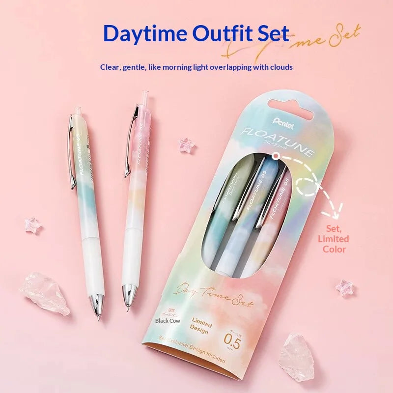 Pentel Oil-based Ballpoint Pen FLOATUNE Skyly Design Limited 0.5mm Black Ink Writing Gel Pen Student Office Stationery Japan