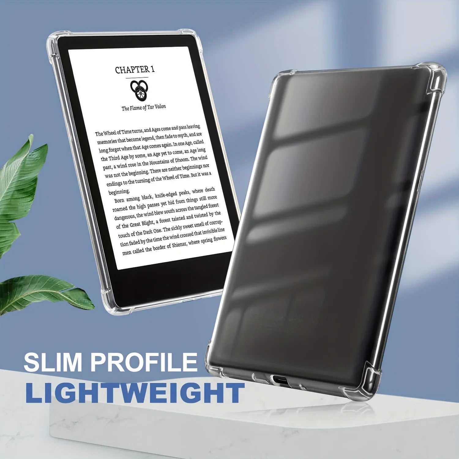 Clear Case for Kindle Paperwhite 6 5 4 3 2 1, for Kindle 11th/10th Generation, TPU Back Cover, Ultra Slim TPU Soft Cover - élise & madelyn