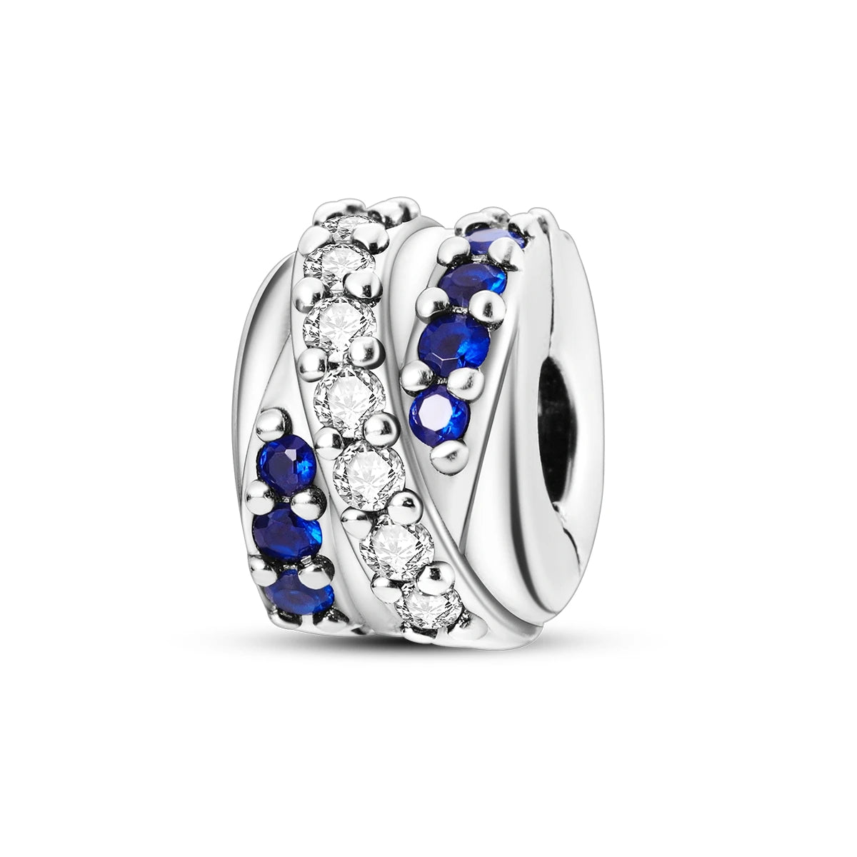 Charms Fit Original Beads 925 Sterling Silver Clip Charms Zircon Silicone Spacer Beads fit Bracelet Women DIY Gift - élise & madelyn