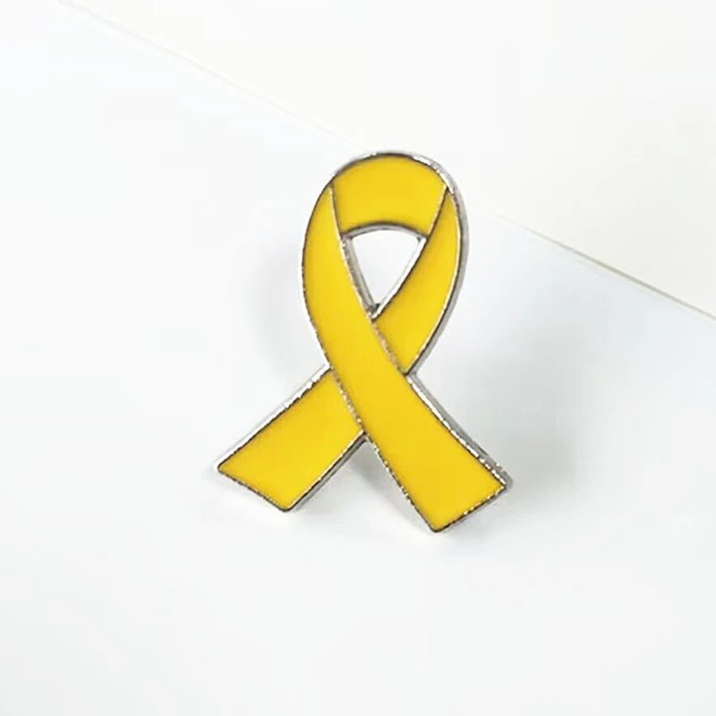 Awareness Ribbon Pins – 5, 10 or 20 Pack – Metal Brooch Lapel Pins for Domestic Violence, Alzheimer’s, Epilepsy, Lupus & Cancer Support (10 Colors)