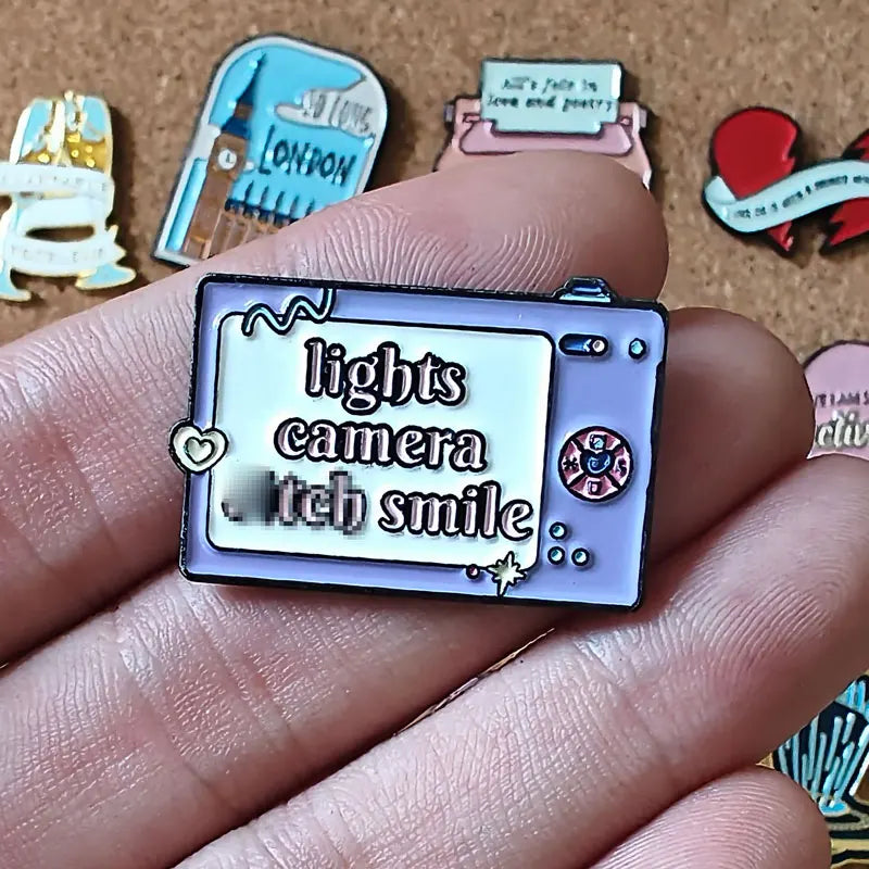 Pop Song Enamel Pin Rock Band Cartoon Brooch Stylish Jewelry Gift Backpacks For Good Friends Decorated With Lapel Badges