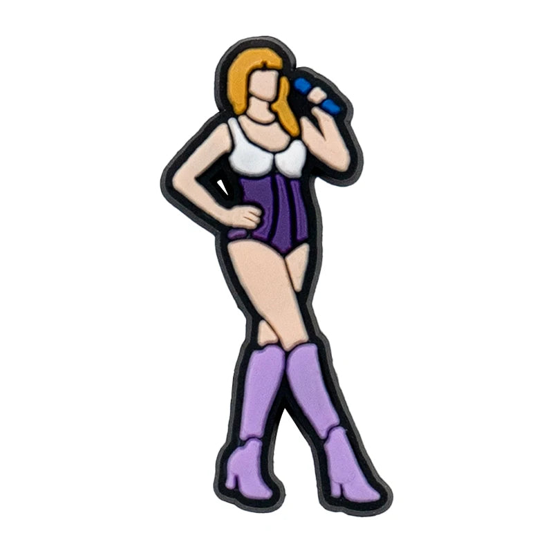 Pop Music Era Shoe Charm