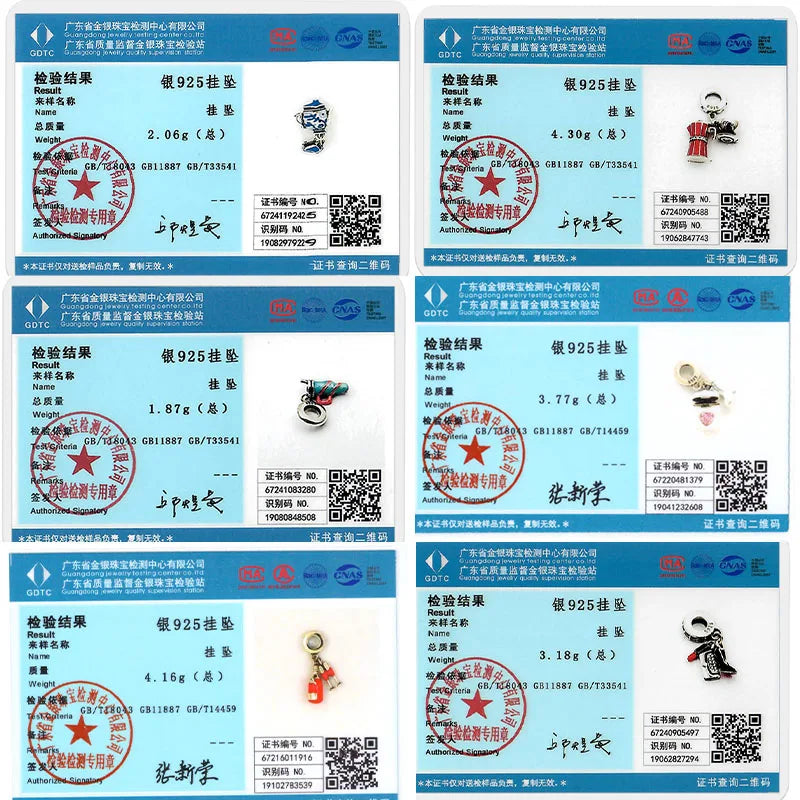 Fit Original 925 Sterling Silver Charms Beads Wine Glass Coffee Cup Charms Pendant For Women Bracelet Charms DIY Jewelry Gift - élise & madelyn