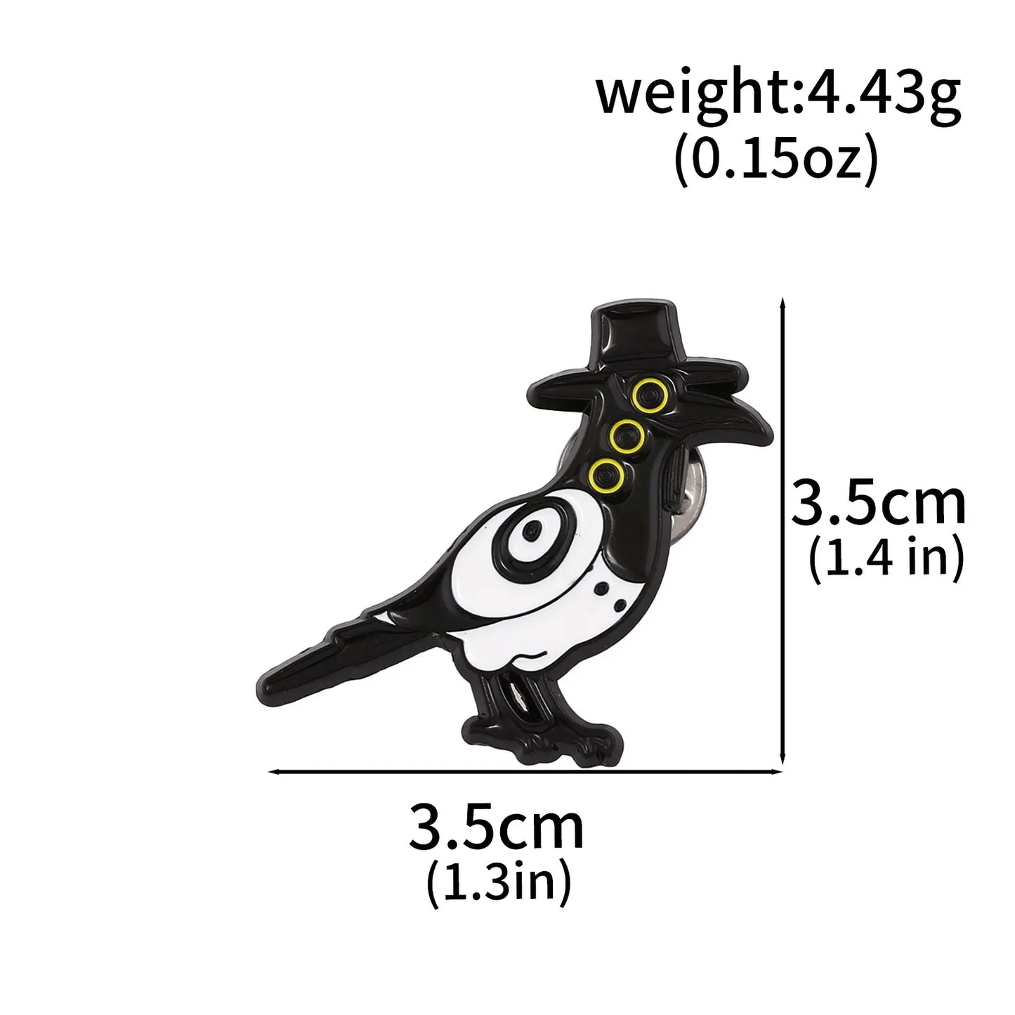 Bird and Tiger Enamel Pin Brooches For Women Men Kpop Lapel Badge on Backpack Costume Accessorie Fashion Jewelry Gift for Friend