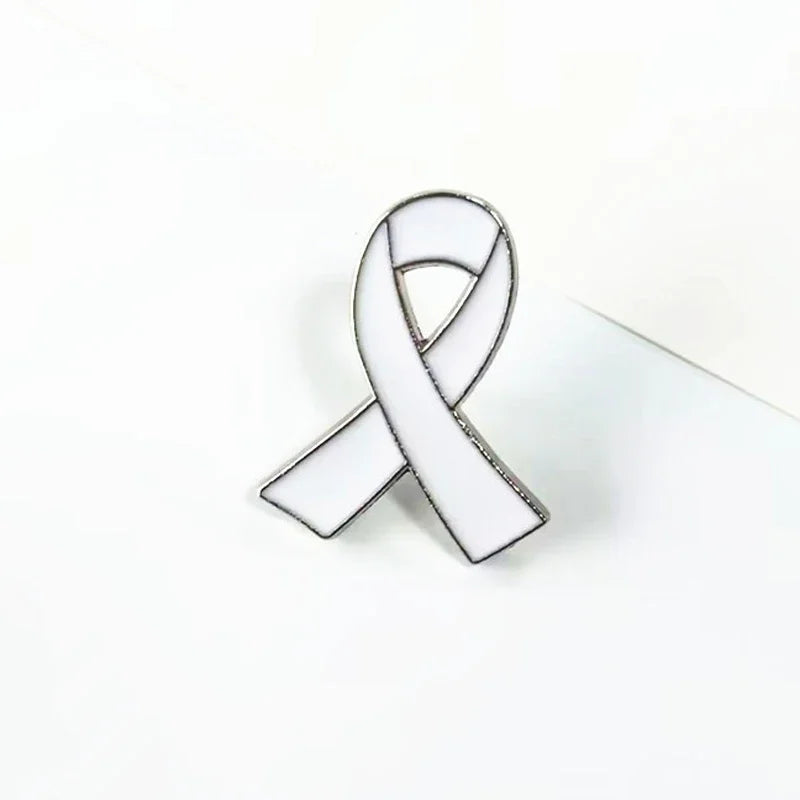 Awareness Ribbon Pins – 5, 10 or 20 Pack – Metal Brooch Lapel Pins for Domestic Violence, Alzheimer’s, Epilepsy, Lupus & Cancer Support (10 Colors)