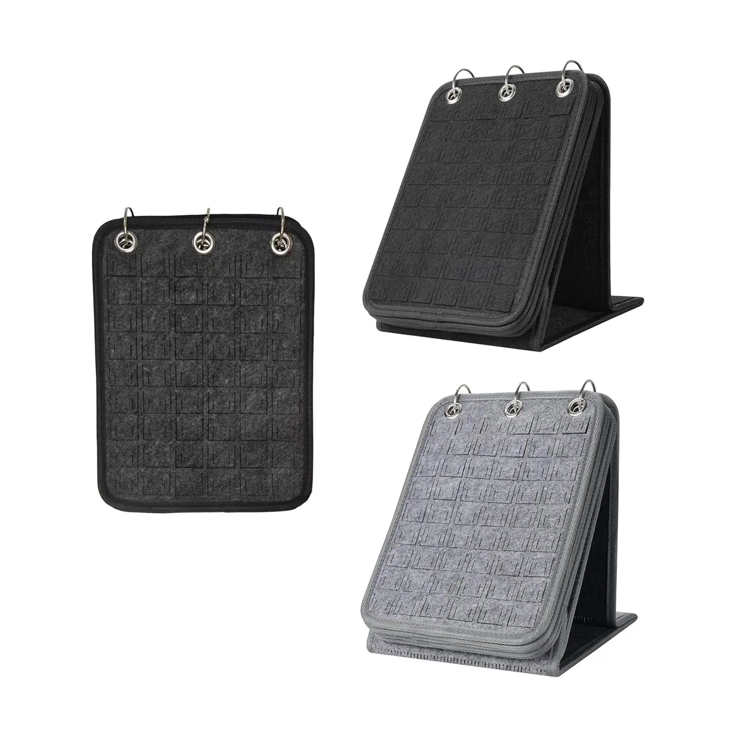 Pin Display Holder with 5 Pages Pins Collection Storage Calendar Stand