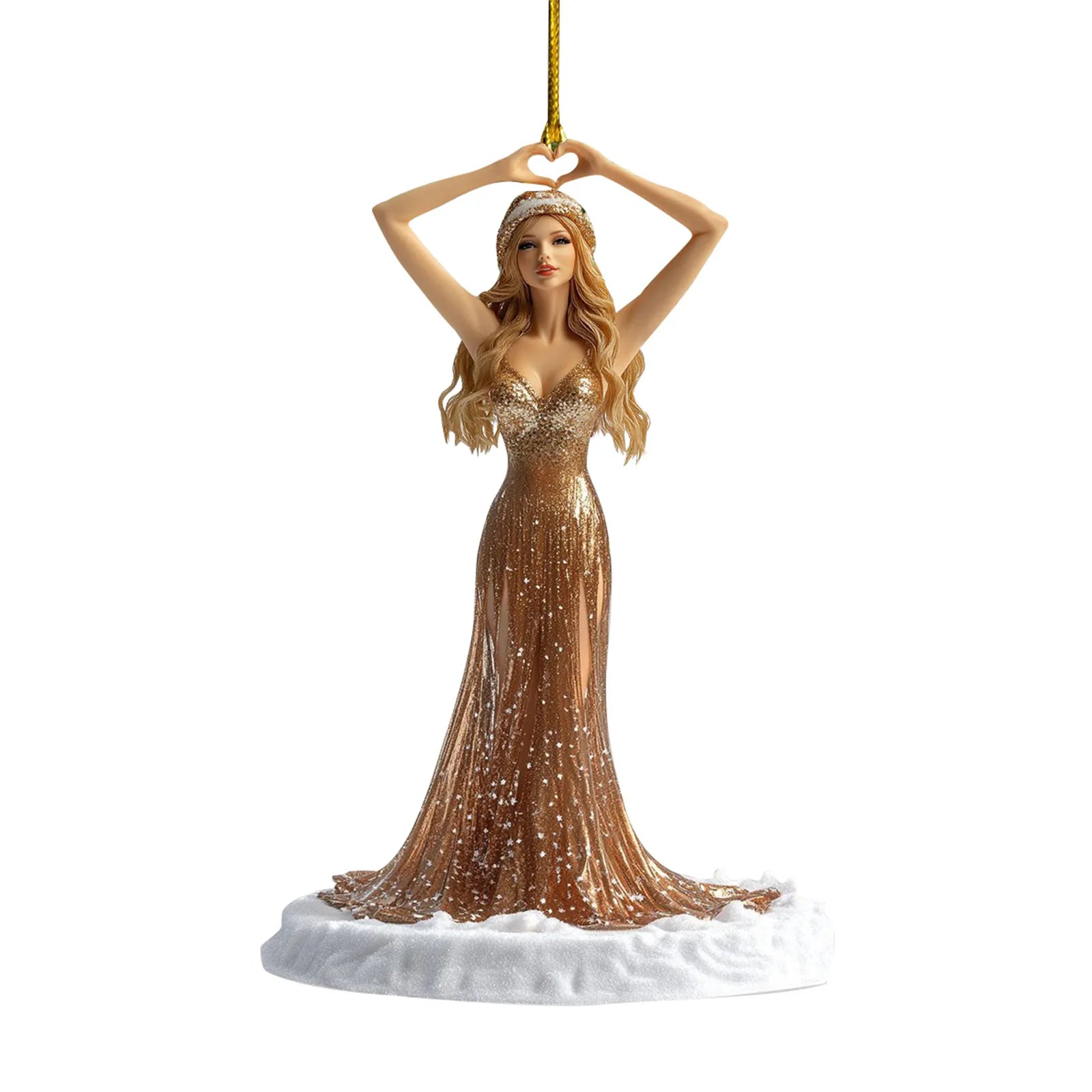 Pop Star Holiday Acrylic Ornaments – 2D Christmas Tree Hanging Decor - élise & madelyn