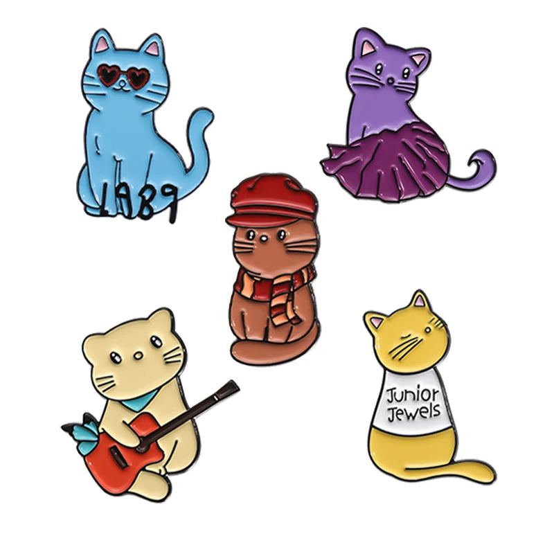 Pop Singer-Inspired Enamel Pin Sets – Aesthetic Enamel Brooches, Lyrics & Outfits | Cute Collectible Accessories for Bags, Jackets & Lanyards - élise & madelyn