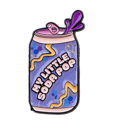 Cute Soda Girl Enamel Pin