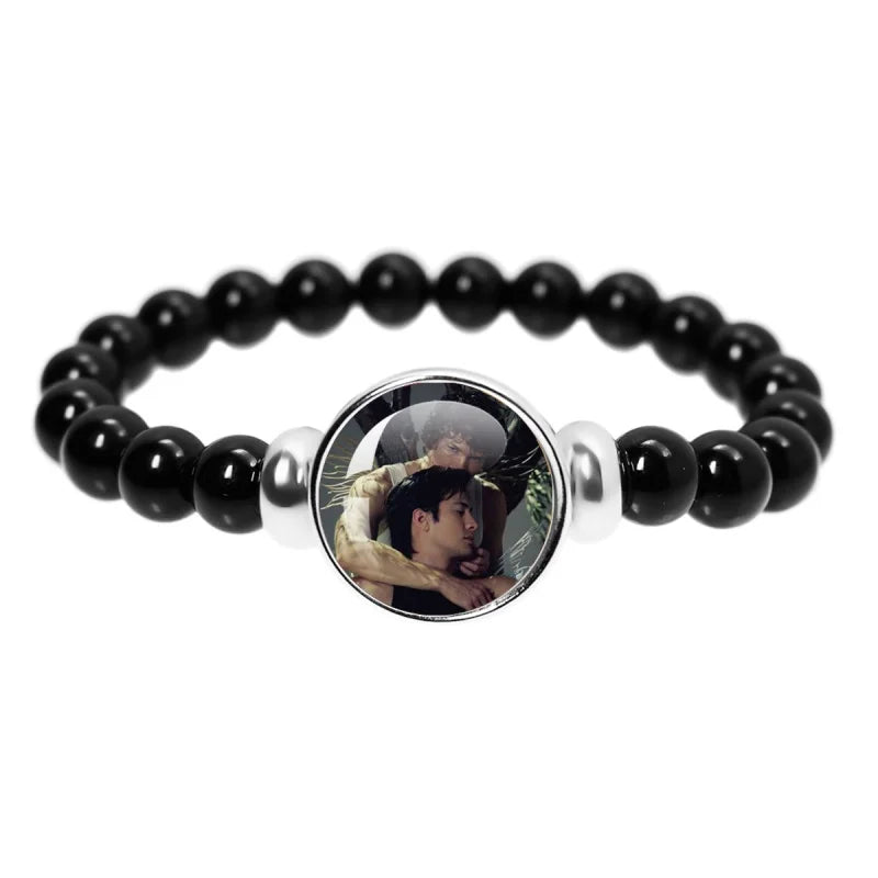 Book Boyfriend Bracelet – Black Bead Reader Accessory