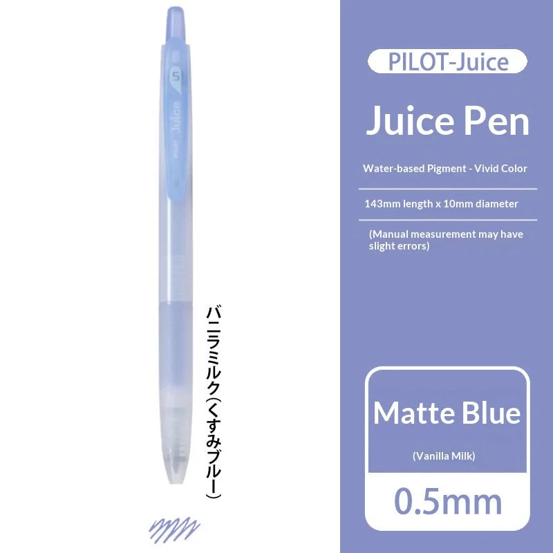 PILOT Juice Milky Pastel Limited Gel Pens,Multi-Colors 0.5mm Smooth Glide&Ergonomic Comfort For Drawing,Planner Japanese Quality