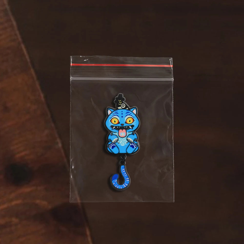 Blue Spirit Tiger Enamel Pin