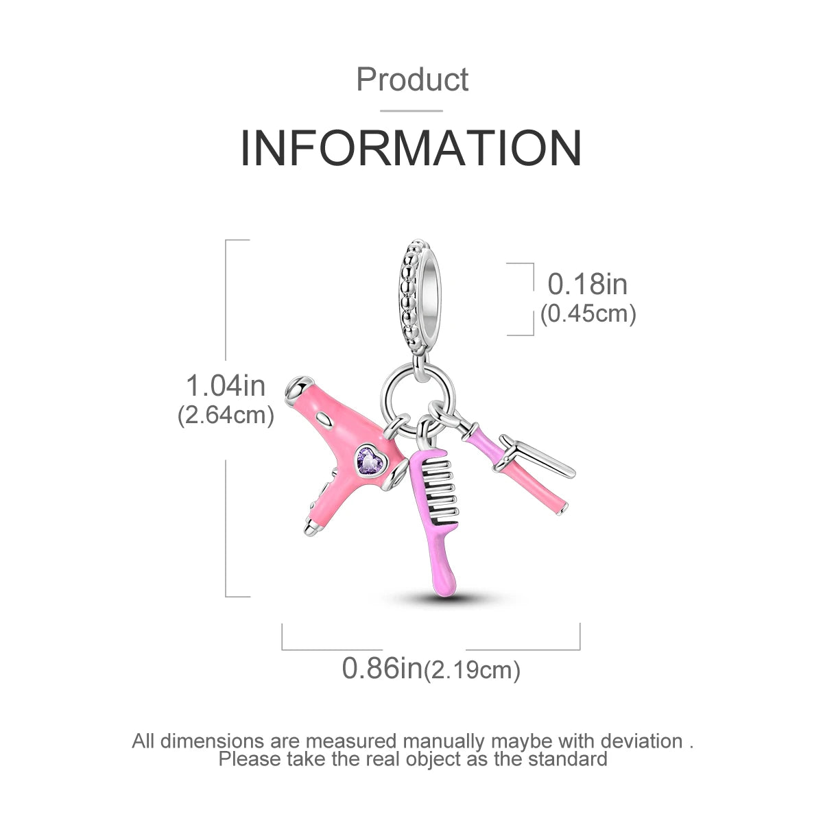 925 Silver Charms Skirt Ballet Shoes Pink Pendants Fit Original Bracelet Beads Diy For Woman Jewelry - élise & madelyn