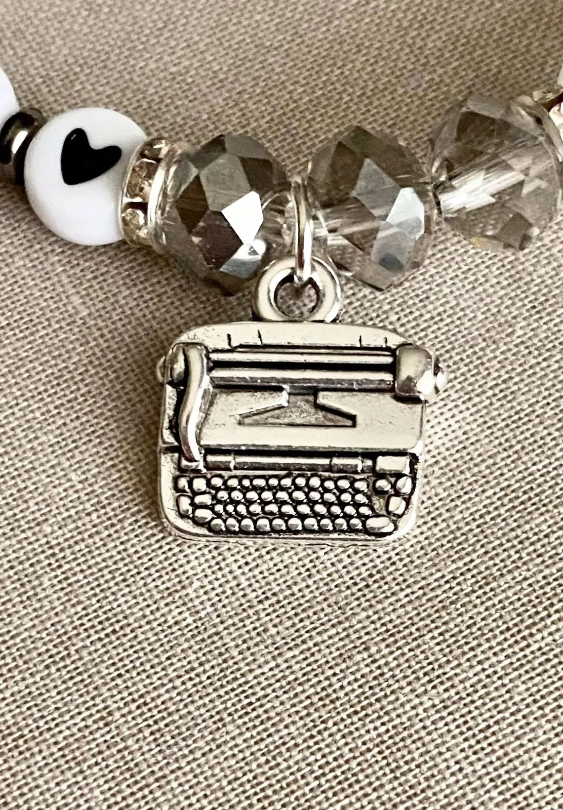 TTPD The Tortured Poets Department Friendship Bracelet TTPD Bracelet Taylor Inspired Typewriter Charm Taylor Jewelry Taylor Merch TTPD Gifts - élise & madelyn