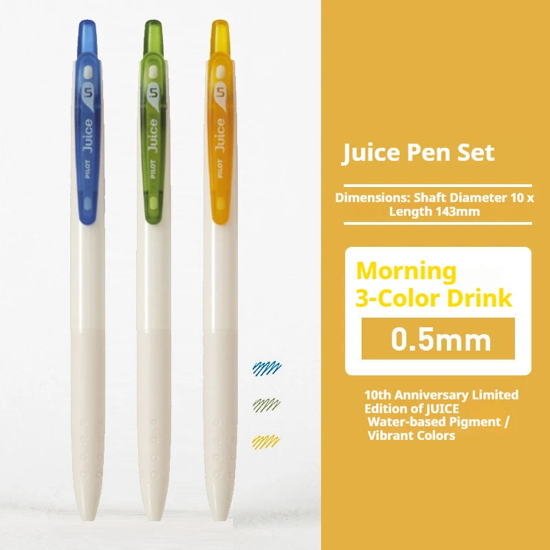 PILOT Juice Milky Pastel Limited Gel Pens,Multi-Colors 0.5mm Smooth Glide&Ergonomic Comfort For Drawing,Planner Japanese Quality