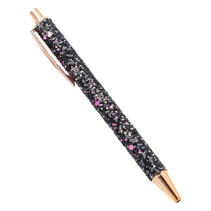 QX2A Fancy Pen for Women Girl Colorful Ballpoint Pen Sequins Journaling Pen - élise & madelyn