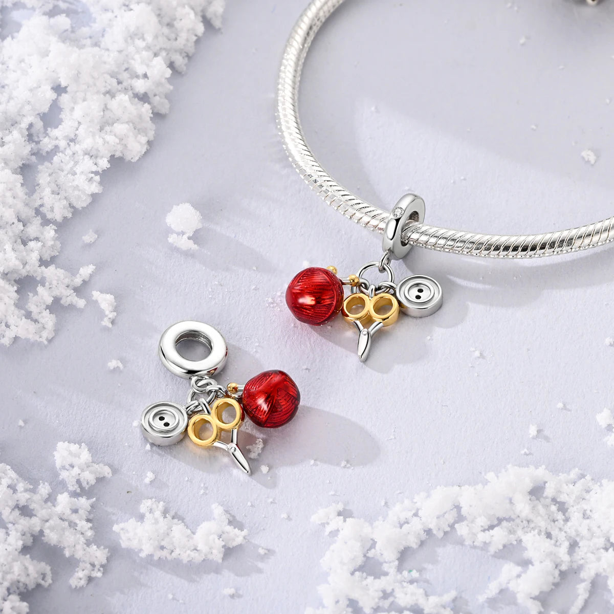 925 Silver Charms Skirt Ballet Shoes Pink Pendants Fit Original Bracelet Beads Diy For Woman Jewelry - élise & madelyn