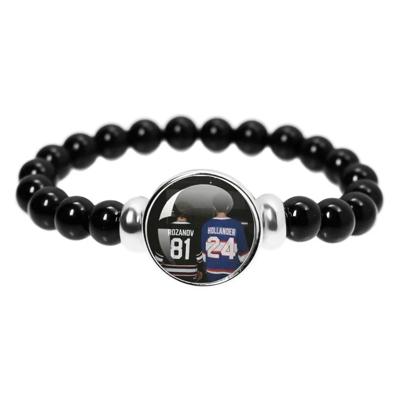 Book Boyfriend Bracelet – Black Bead Reader Accessory