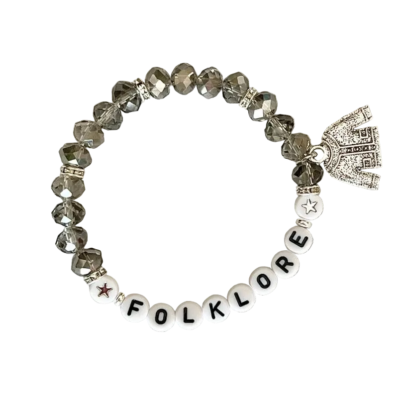 Folklore Era Friendship Bracelet – Cardigan Charm | Taylor-Inspired Swiftie Jewelry - élise & madelyn