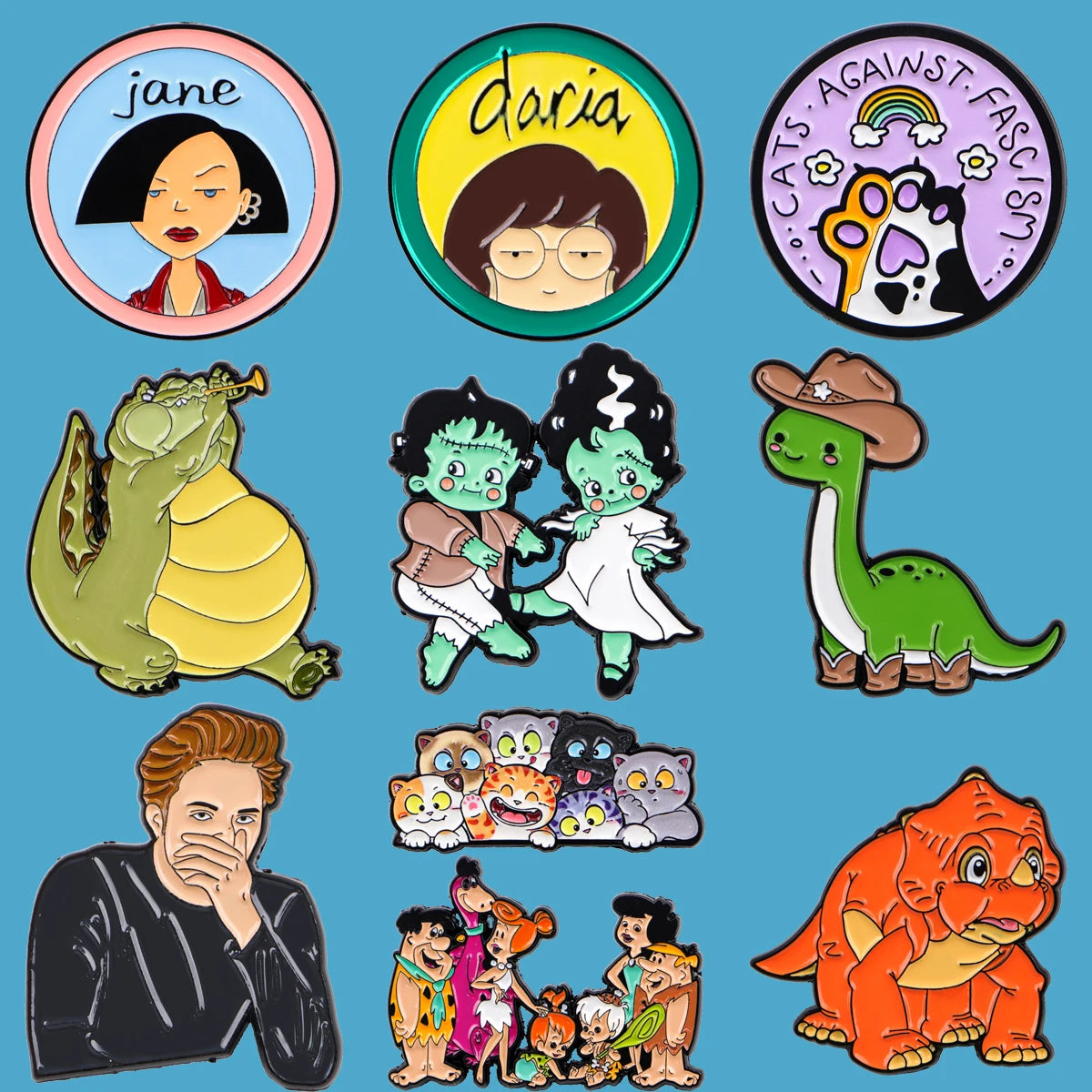 Anime Hero Enamel Pin