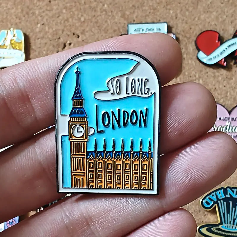Pop Song Enamel Pin Rock Band Cartoon Brooch Stylish Jewelry Gift Backpacks For Good Friends Decorated With Lapel Badges