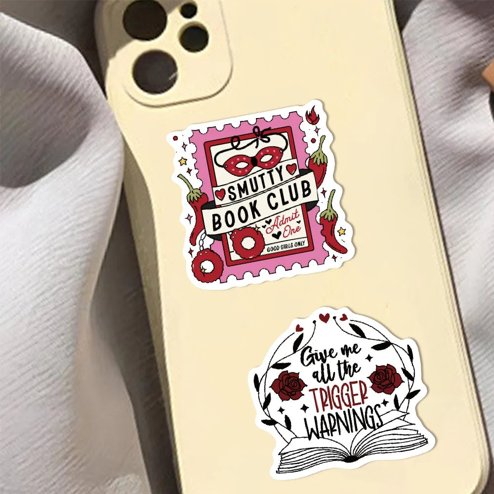 50/150PCS Romantic Reading Style Graffiti Star Covering Cartoon Stickers DIY Notebook Waterproof Stickers - élise & madelyn