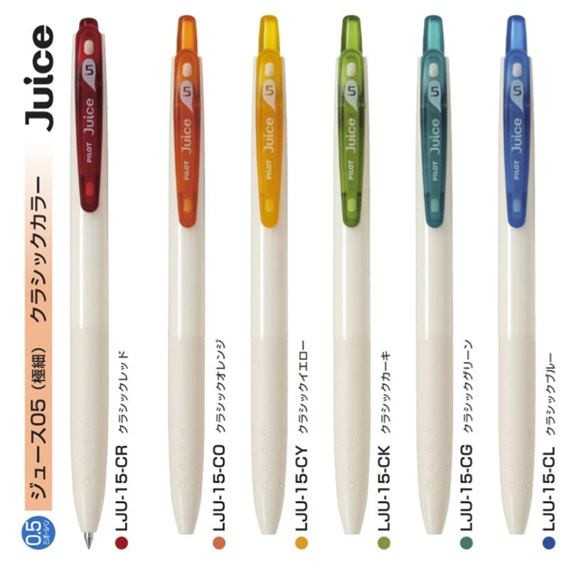 PILOT Juice Milky Pastel Limited Gel Pens,Multi-Colors 0.5mm Smooth Glide&Ergonomic Comfort For Drawing,Planner Japanese Quality