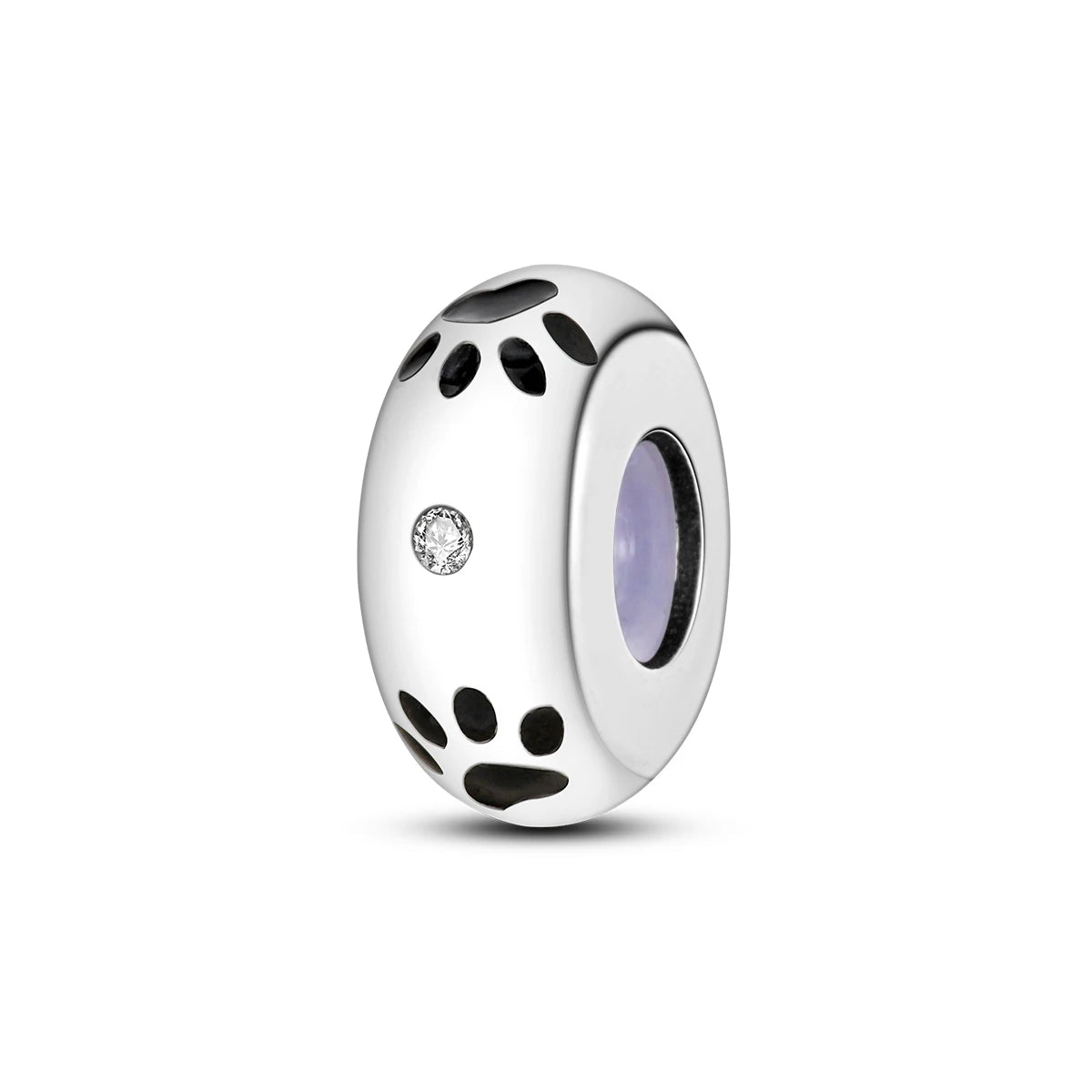 Charms Fit Original Beads 925 Sterling Silver Clip Charms Zircon Silicone Spacer Beads fit Bracelet Women DIY Gift - élise & madelyn