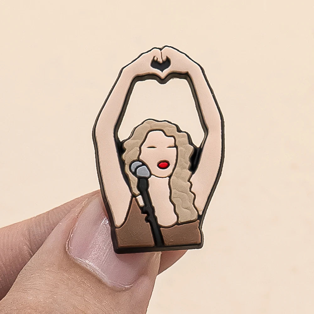 Pop Music Era Shoe Charm