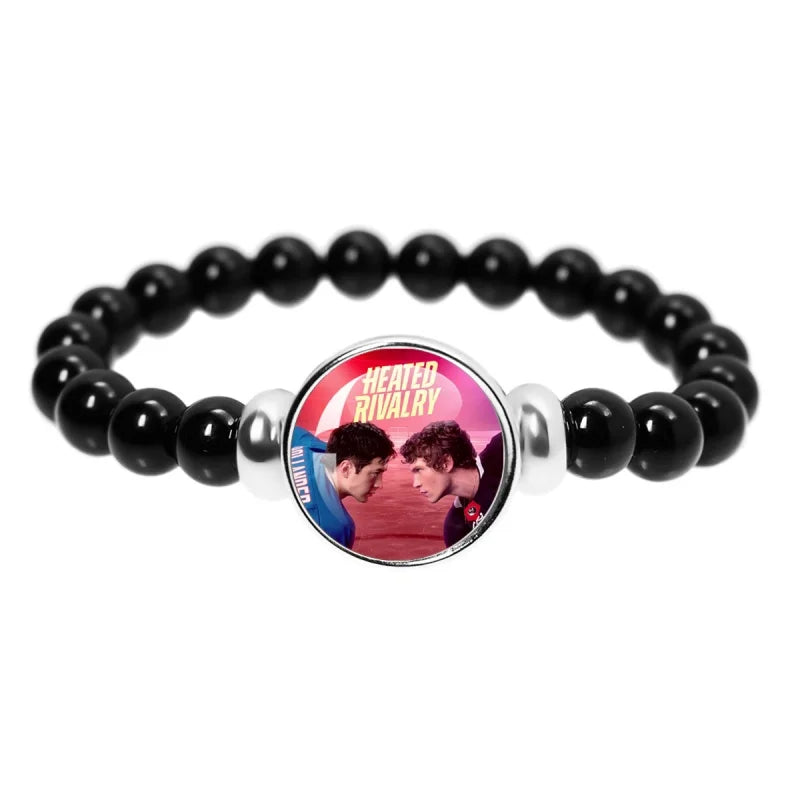 Book Boyfriend Bracelet – Black Bead Reader Accessory