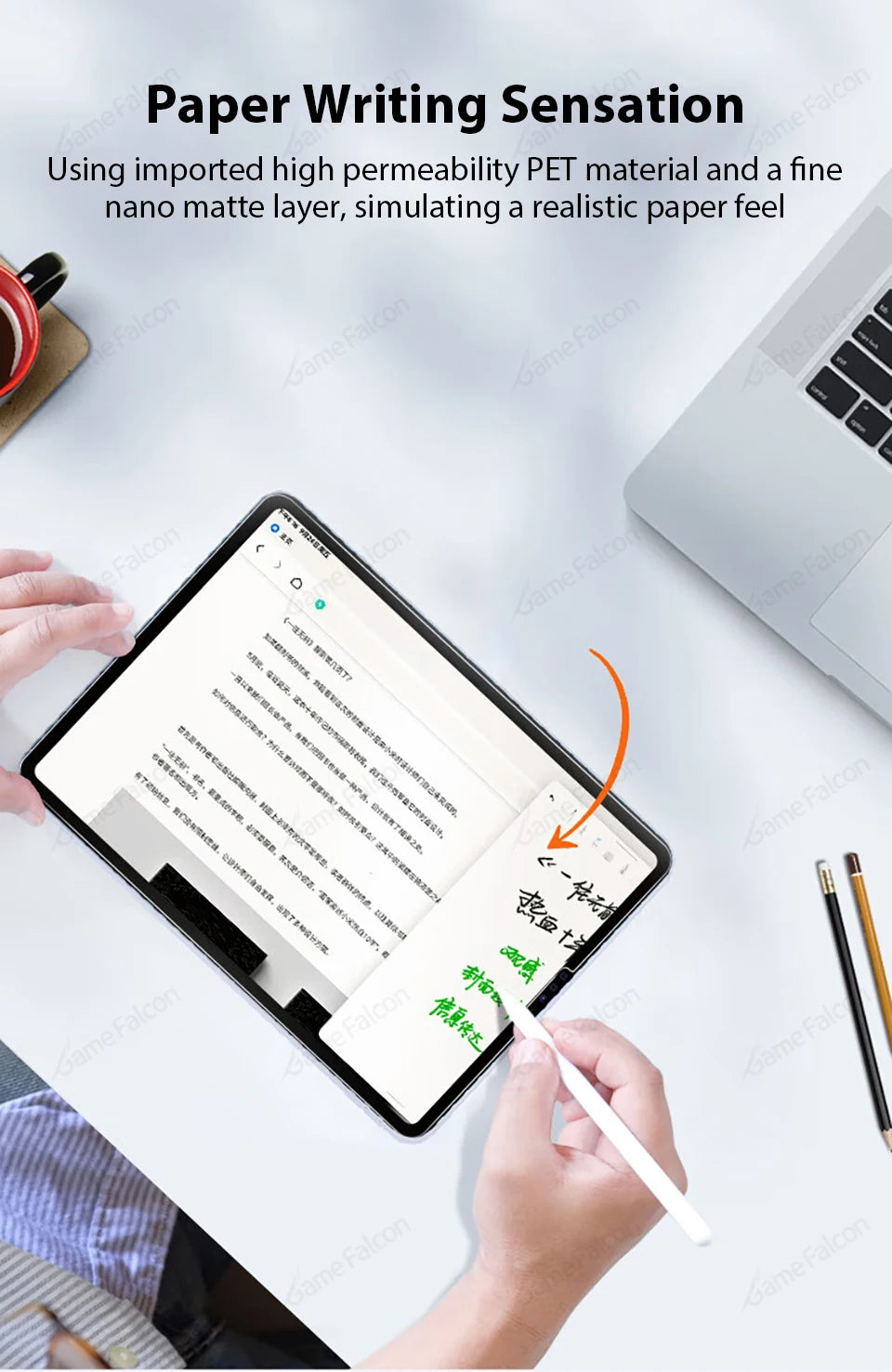 Like Paper Film Screen Protector For Ipad Pro 13 12.9 11 2025 M4 Air 4 5 3 10th 9th 8th 7th Generation Mini 6 7Matte Film Writer - élise & madelyn