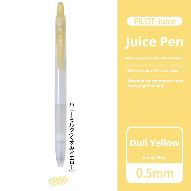 PILOT Juice Milky Pastel Limited Gel Pens,Multi-Colors 0.5mm Smooth Glide&Ergonomic Comfort For Drawing,Planner Japanese Quality