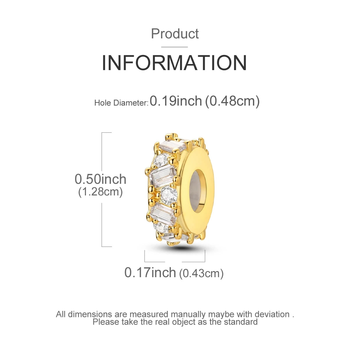 Charms Fit Original Beads 925 Sterling Silver Clip Charms Zircon Silicone Spacer Beads fit Bracelet Women DIY Gift - élise & madelyn