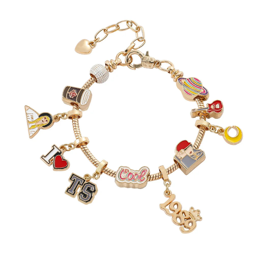 Era Icons Charm Bracelet Collection – Swiftie-Inspired Jewelry (4 Styles) - élise & madelyn