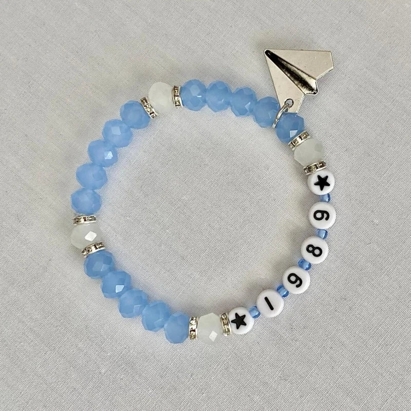 1989 Friendship Bracelet 1989 Out of the Woods Taylor Inspired Paper Airplane Bracelet Taylor Jewelry Taylor Merch Taylor Gift Ideas - élise & madelyn