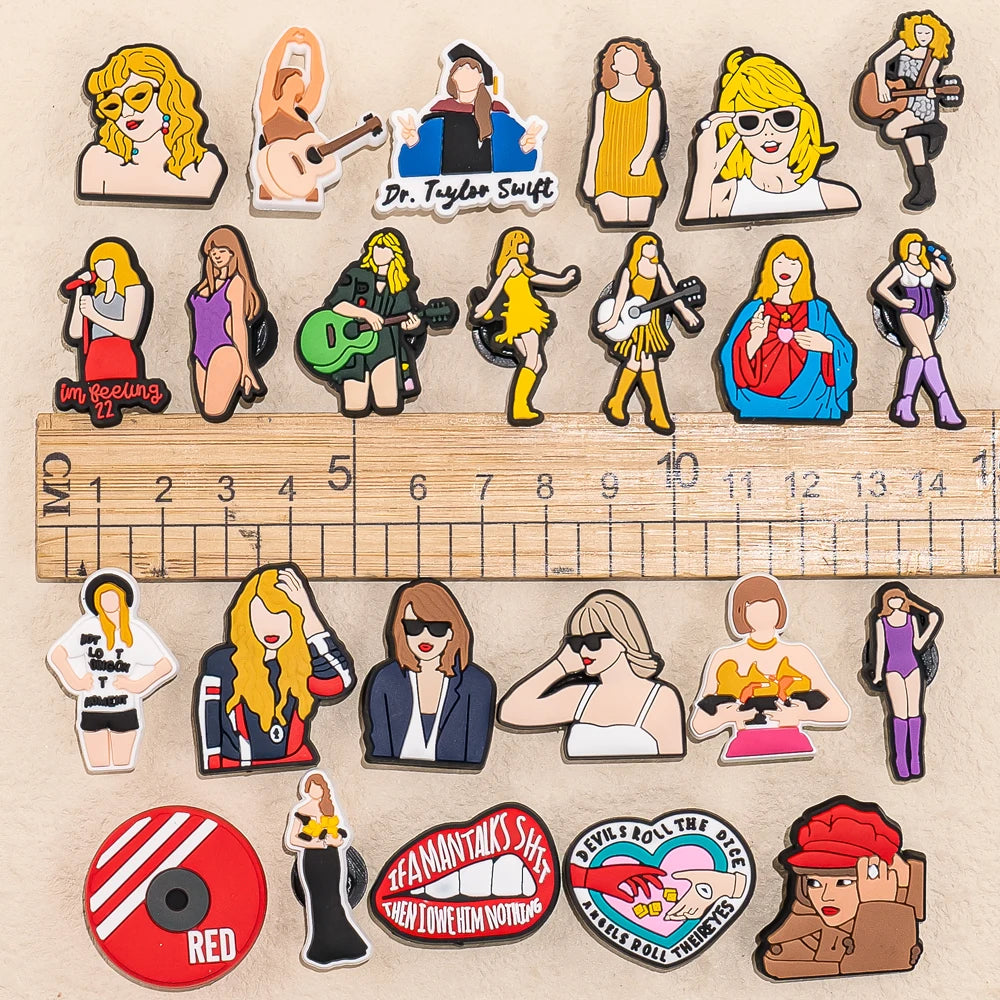 Pop Music Era Shoe Charm