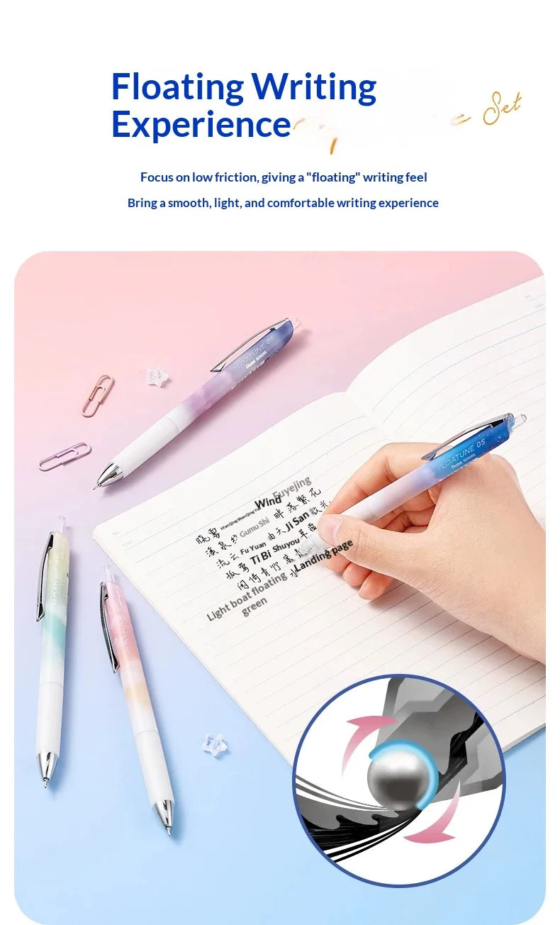 Pentel Oil-based Ballpoint Pen FLOATUNE Skyly Design Limited 0.5mm Black Ink Writing Gel Pen Student Office Stationery Japan