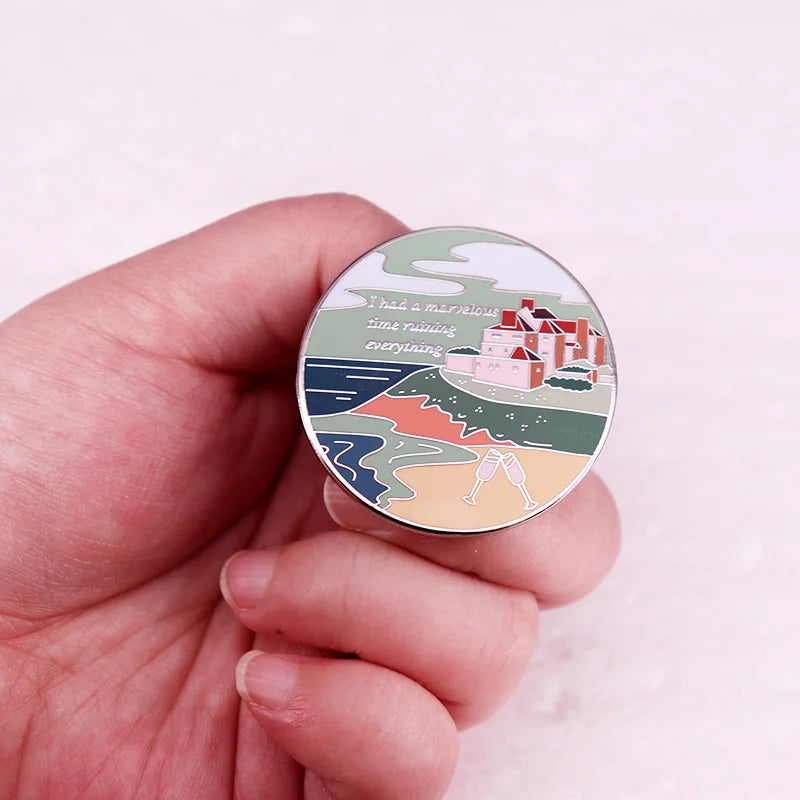 “I Had a Marvelous Time Ruining Everything” Enamel Pin