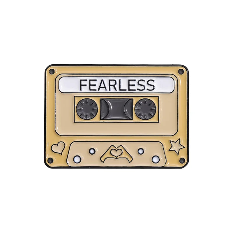 Retro Cassette Enamel Pins — Era-Inspired Collectible Set - élise & madelyn