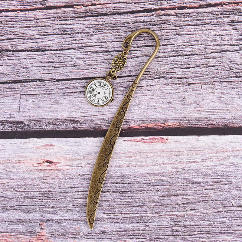 Funny Clock Metal Bookmarks Vintage Retro Tower Book Marker Paper Clips For Kids Gift Stationery Student Gift - élise & madelyn