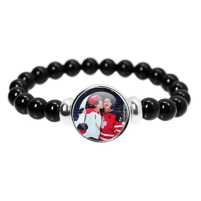 Book Boyfriend Bracelet – Black Bead Reader Accessory