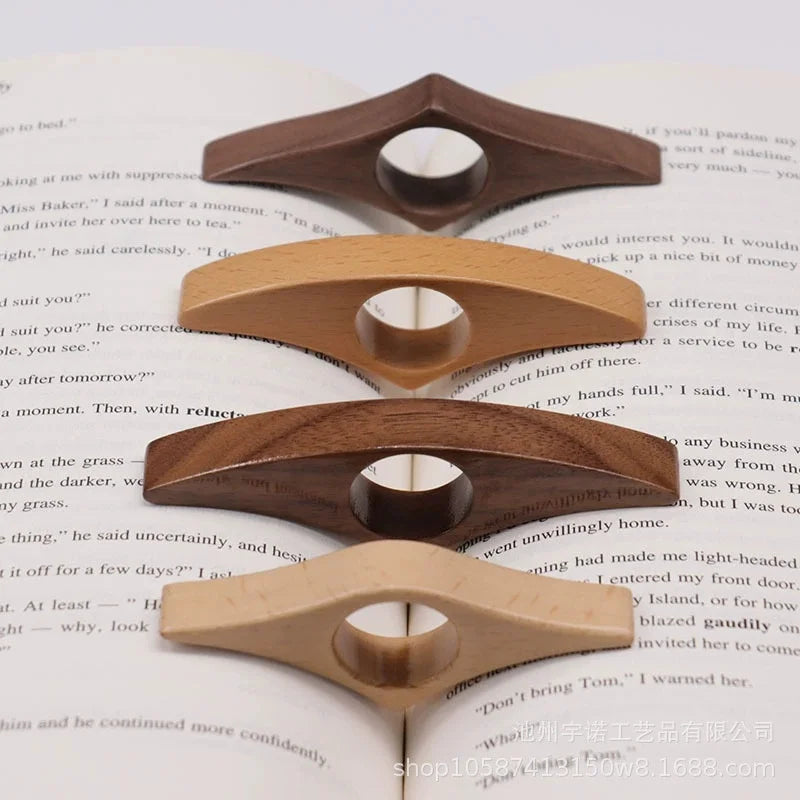 Wooden Thumb Page Holder | One-Handed Reading Aid
