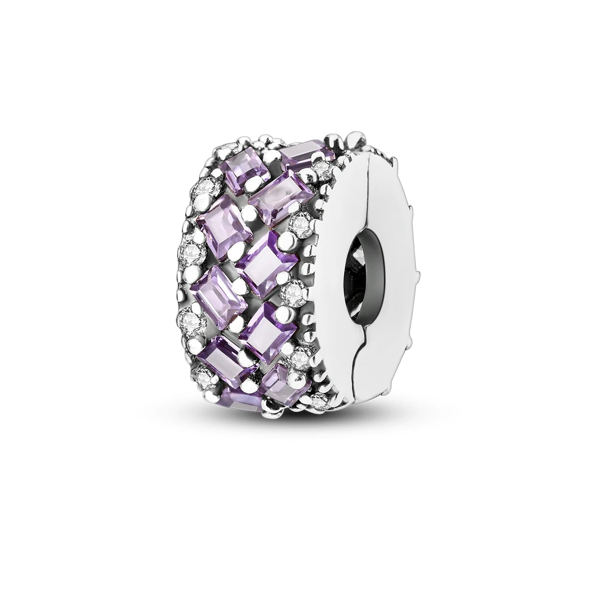Charms Fit Original Beads 925 Sterling Silver Clip Charms Zircon Silicone Spacer Beads fit Bracelet Women DIY Gift - élise & madelyn